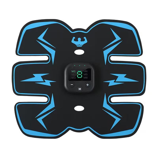 Rechargeable EMS Abdominal Muscle Toning Belt With ABS Stimulator For Fitness Storage & Home Organization