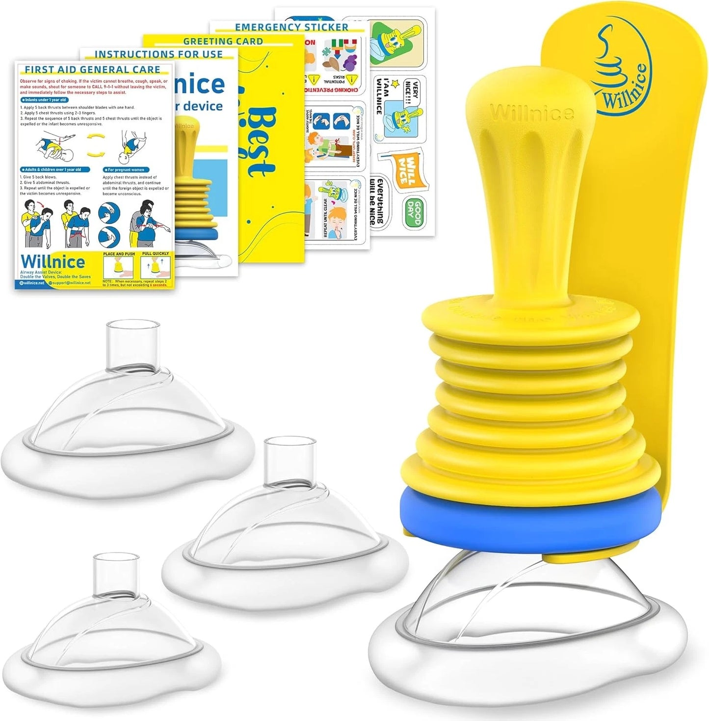 Choking Relief Mask, Home And Travel Assist Kit, Easy To Use & Portable UK