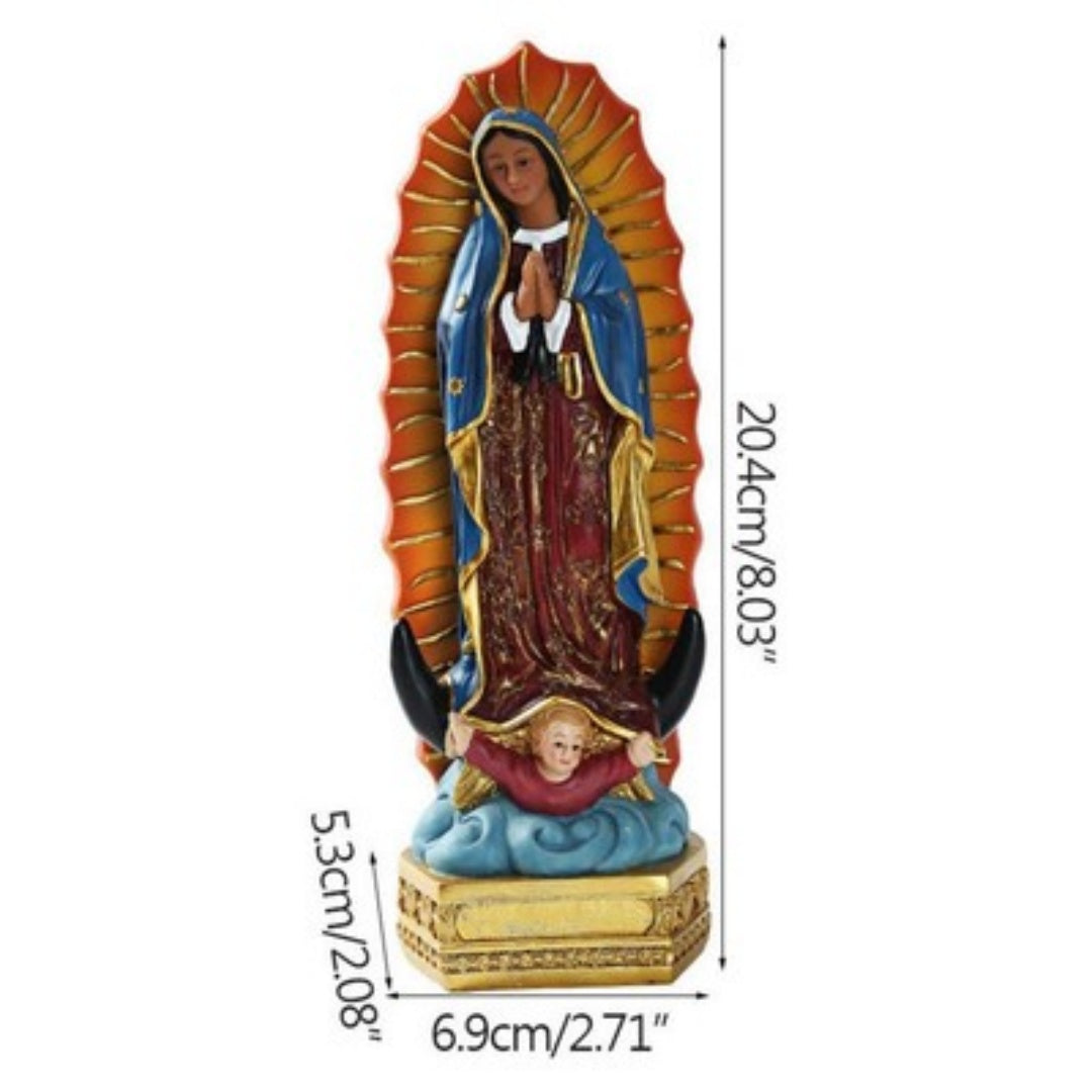 Beautiful Guadalupe  Mary Statue Religious Gift Xmas Home Decor