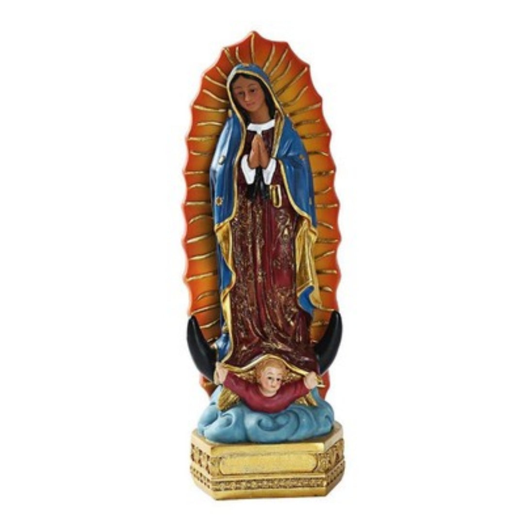 Beautiful Guadalupe  Mary Statue Religious Gift Xmas Home Decor