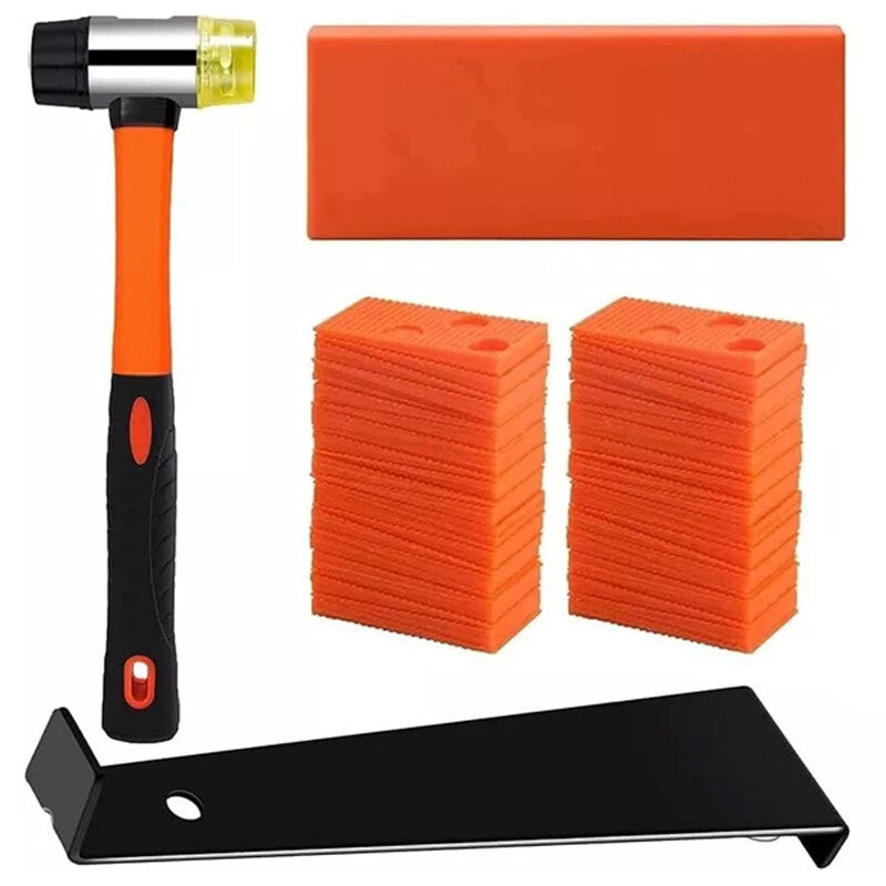Laminate Wood Floor Fitting Installation Wooden Kits 60 Spacers Home DIY Tool