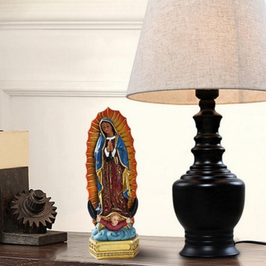 Beautiful Guadalupe  Mary Statue Religious Gift Xmas Home Decor
