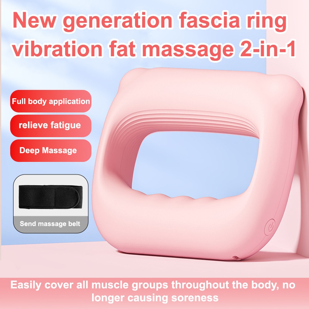 Handheld Full-Body Fascia Ring Multifunctional Massager Belt Home Gym Use