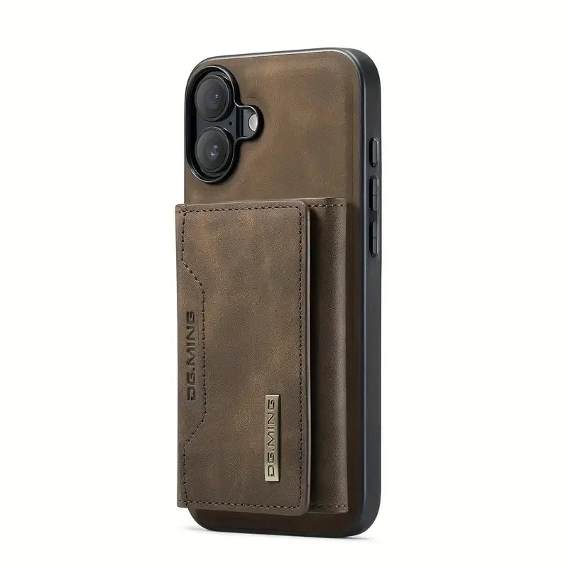 M2 Magnetic Card Holder Protective Cover - For IPhone 16 Pro Max & 15 Pro Max - Split Mobile Phone Case - - Protects Phone & Holds Cards - Great Gift For Tech Lovers.(Iphone 16plus(6.7inch)2024)