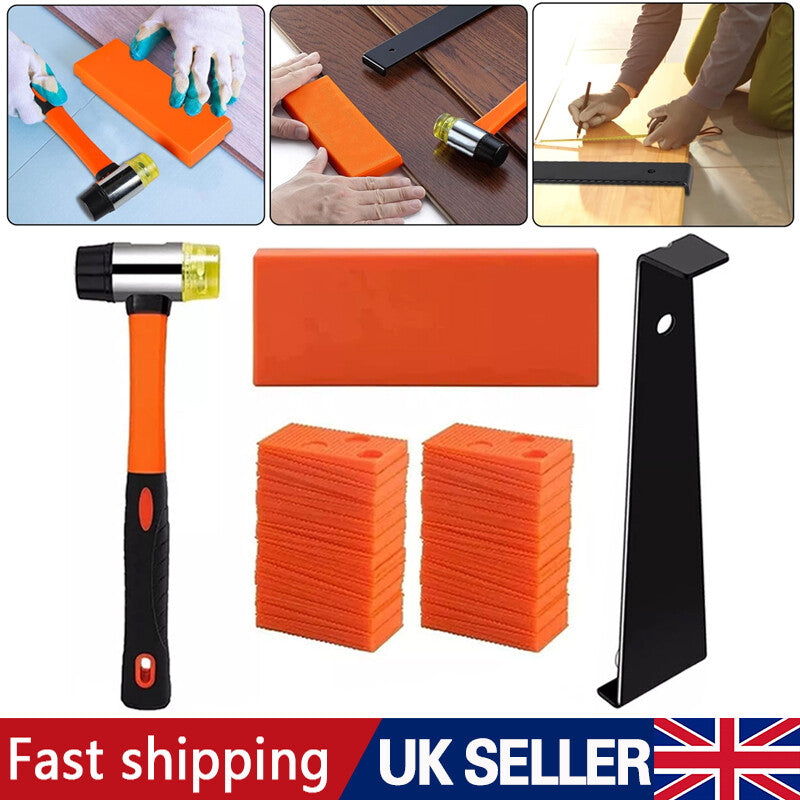 Laminate Wood Floor Fitting Installation Wooden Kits 60 Spacers Home DIY Tool