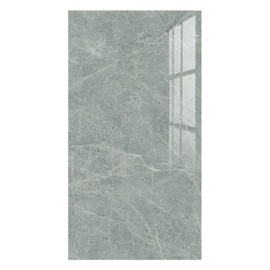 Marble Tiles Sticker Self-Adhesive Stick On Kitchen Home Wall Bathroom Decor--20pcs Light Gray