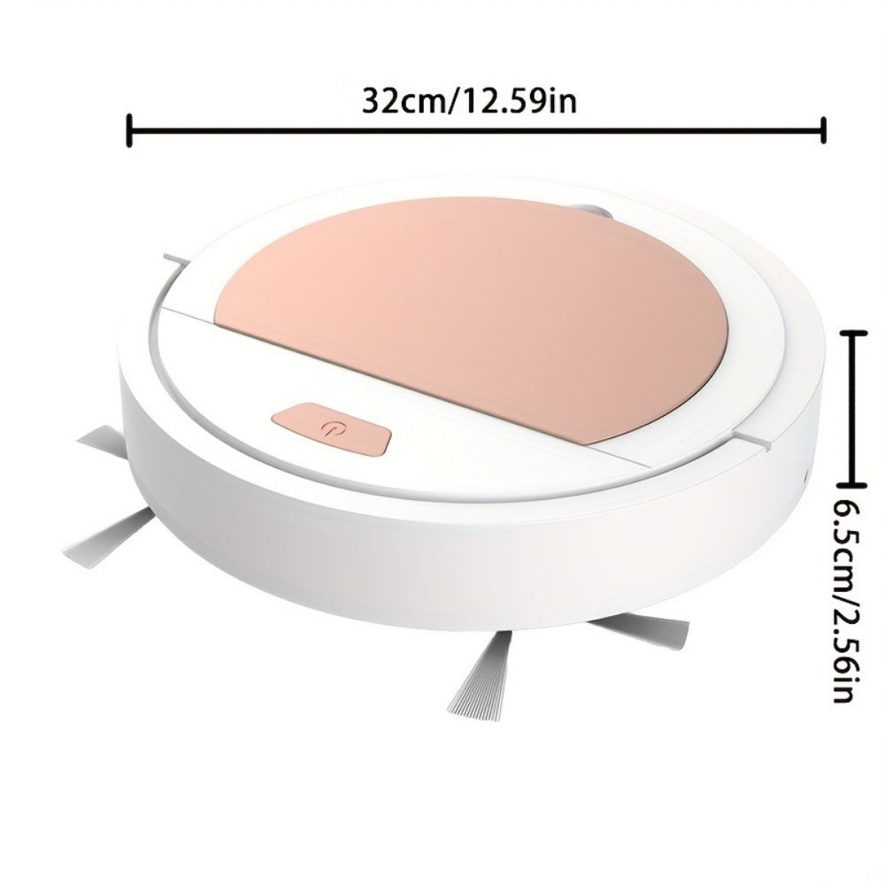 Intelligent Sweeping Robot Suction Drag Integrated, Rotating Sweeping Clean No Dead Angle, Large Capacity Endurance Low Noise, Thin Body Intelligent Sweeping Machine,Random Model